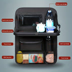 1pc Car Back Seat Organizer, StoraPockets Kick Mats Car Back Seat Protectors Tissue Box Cup Holder Laptop Table Car Eating Tray For ParOnly