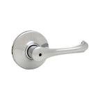 Dorian Polished Chrome Privacy Bed/Bath Door Lever